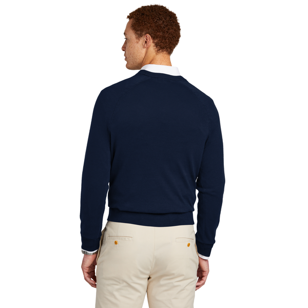 Brooks Brothers® Cotton & Nylon Stretch V-Neck Men's Sweater