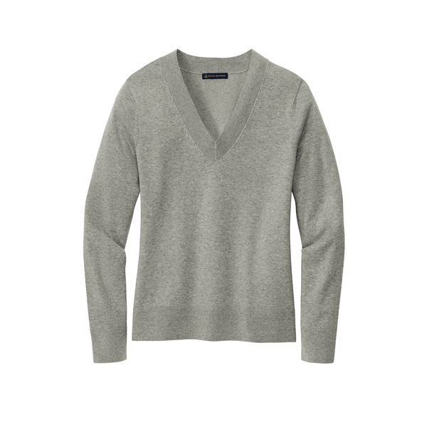 Brooks Brothers® Cotton & Nylon Stretch V-Neck Ladies' Sweater