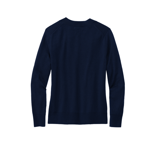 Brooks Brothers® Cotton & Nylon Stretch V-Neck Ladies' Sweater