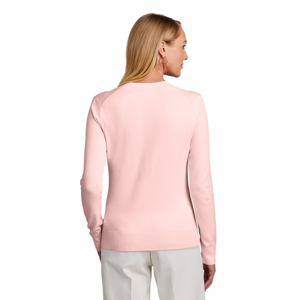 Brooks Brothers® Cotton & Nylon Stretch V-Neck Ladies' Sweater