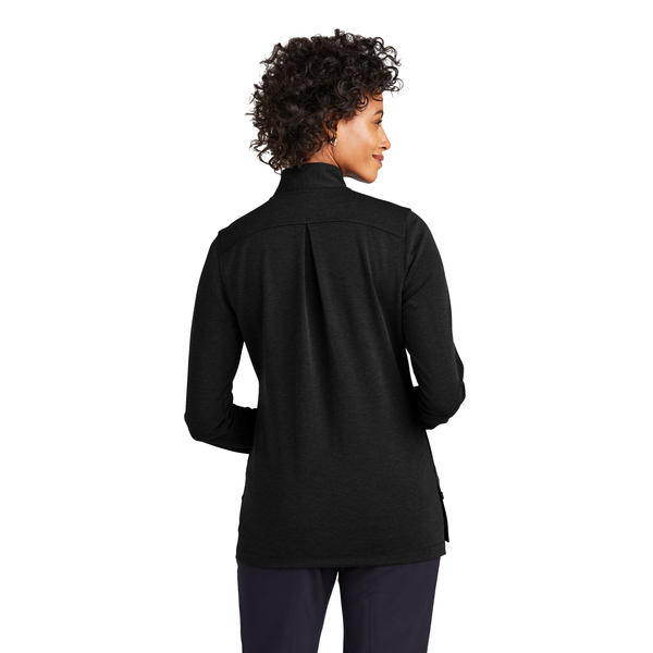 Brooks Brothers® Mid-Layer Stretch Tri-Blend 1/2 Button Ladies' Pullover