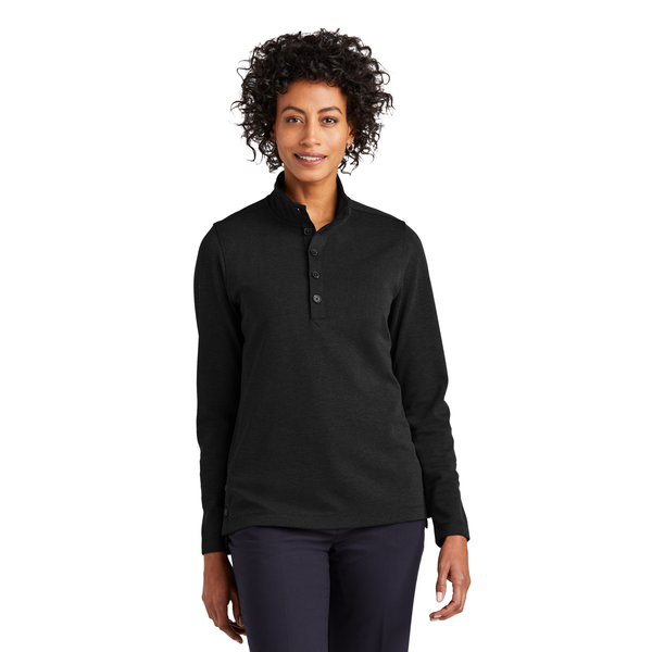 Brooks Brothers® Mid-Layer Stretch Tri-Blend 1/2 Button Ladies' Pullover