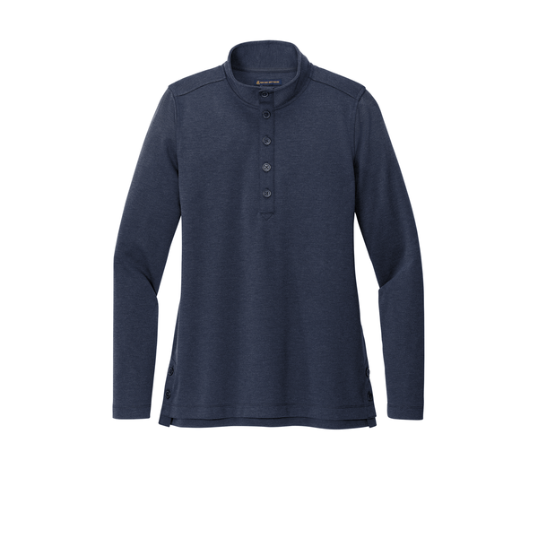 Brooks Brothers® Mid-Layer Stretch Tri-Blend 1/2 Button Ladies' Pullover