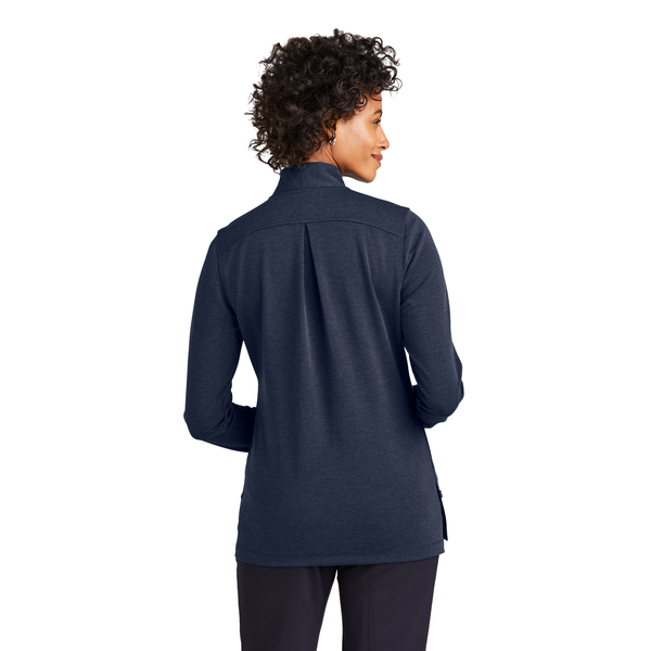 Brooks Brothers® Mid-Layer Stretch Tri-Blend 1/2 Button Ladies' Pullover