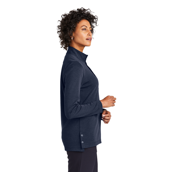 Brooks Brothers® Mid-Layer Stretch Tri-Blend 1/2 Button Ladies' Pullover