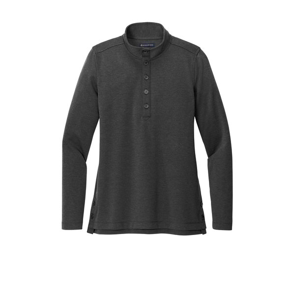 Brooks Brothers® Mid-Layer Stretch Tri-Blend 1/2 Button Ladies' Pullover