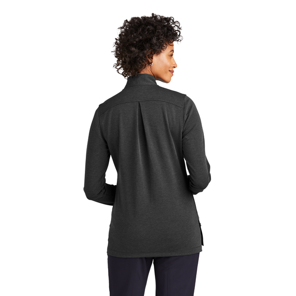 Brooks Brothers® Mid-Layer Stretch Tri-Blend 1/2 Button Ladies' Pullover