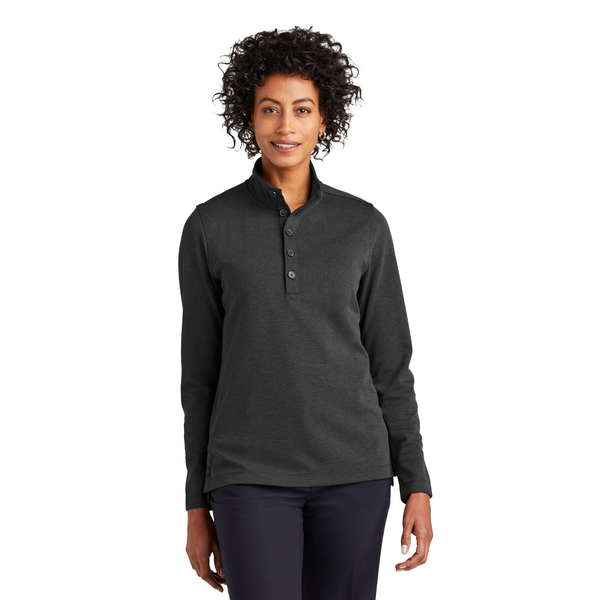 Brooks Brothers® Mid-Layer Stretch Tri-Blend 1/2 Button Ladies' Pullover