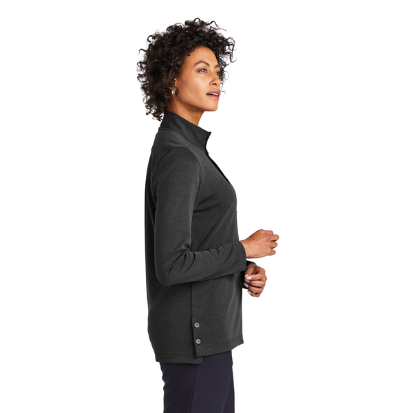 Brooks Brothers® Mid-Layer Stretch Tri-Blend 1/2 Button Ladies' Pullover