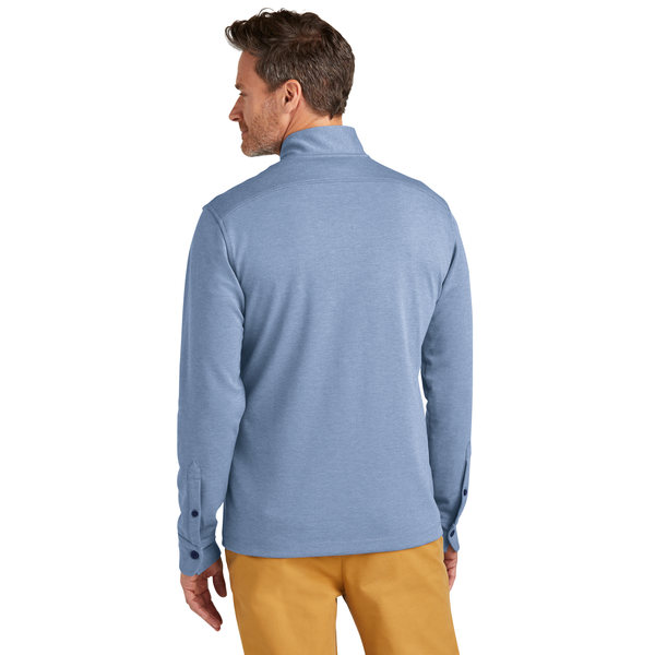 Brooks Brothers® Mid-Layer Stretch Tri-Blend 1/2 Button Men's Pullover
