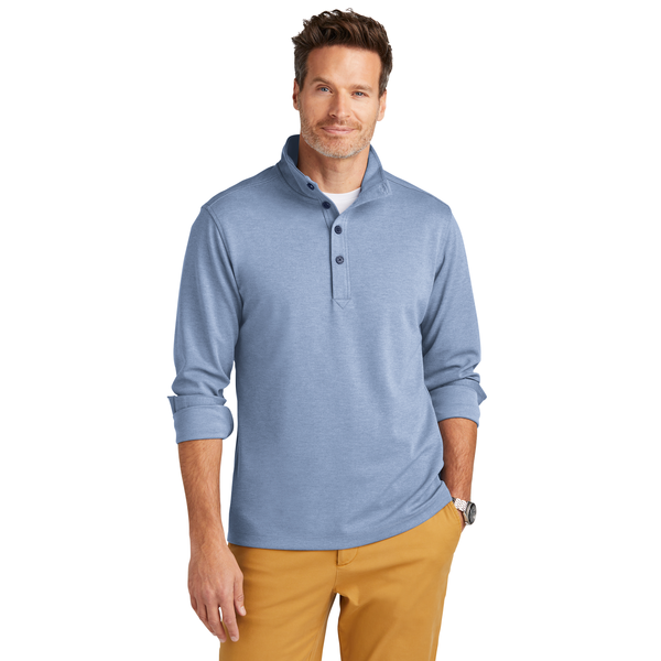 Brooks Brothers® Mid-Layer Stretch Tri-Blend 1/2 Button Men's Pullover
