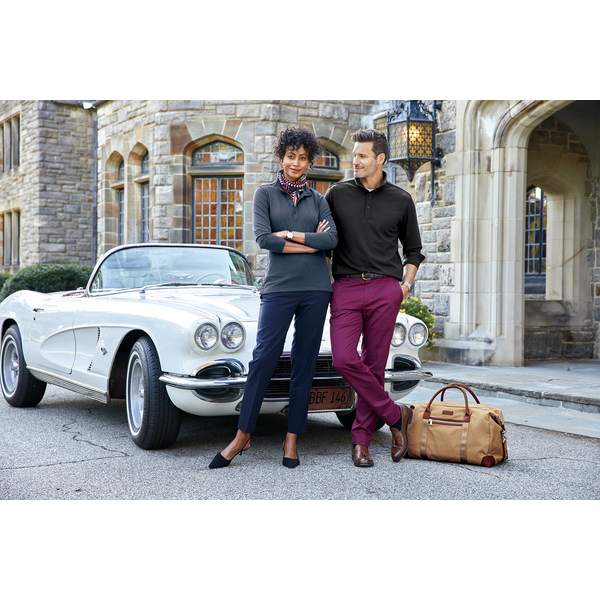 Brooks Brothers® Mid-Layer Stretch Tri-Blend 1/2 Button Men's Pullover