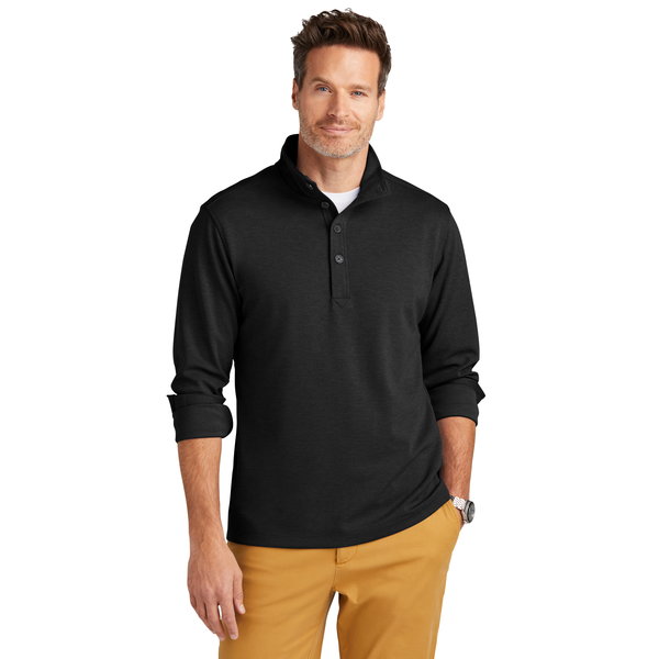 Brooks Brothers® Mid-Layer Stretch Tri-Blend 1/2 Button Men's Pullover