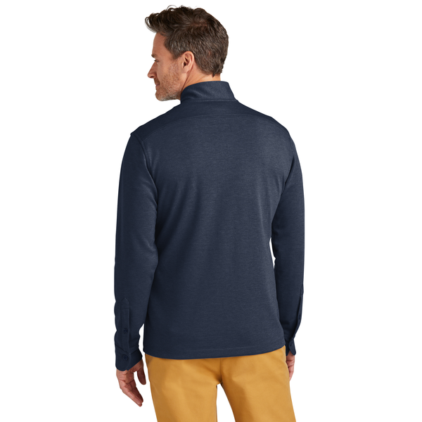 Brooks Brothers® Mid-Layer Stretch Tri-Blend 1/2 Button Men's Pullover