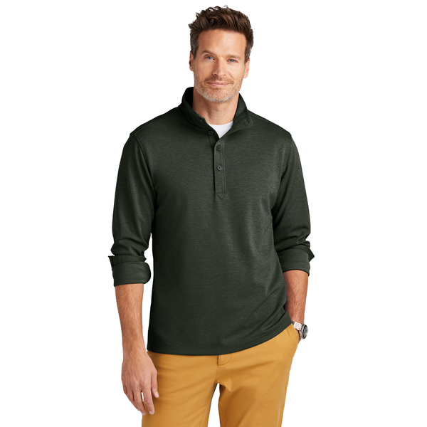Brooks Brothers® Mid-Layer Stretch Tri-Blend 1/2 Button Men's Pullover