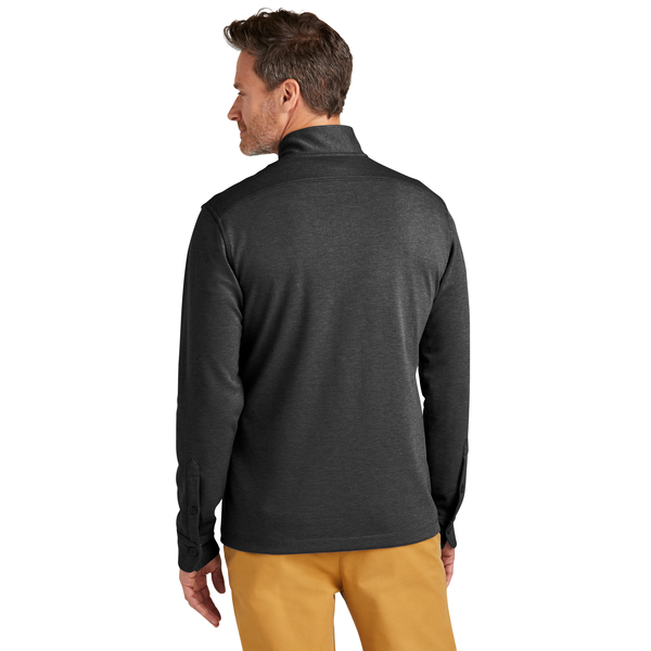 Brooks Brothers® Mid-Layer Stretch Tri-Blend 1/2 Button Men's Pullover