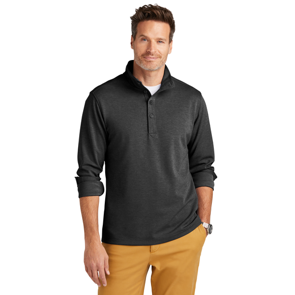 Brooks Brothers® Mid-Layer Stretch Tri-Blend 1/2 Button Men's Pullover