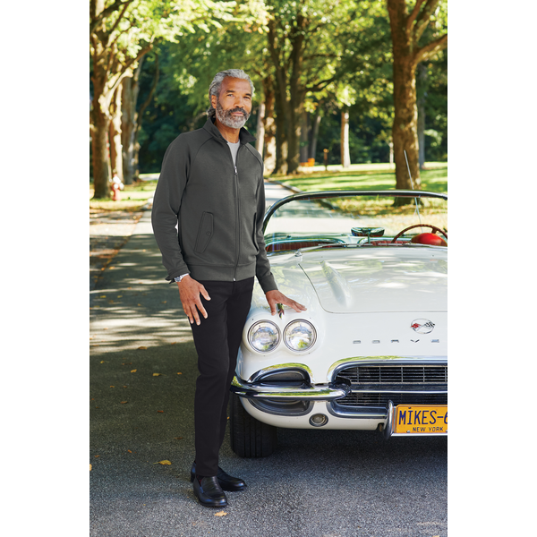 Brooks Brothers® Poly/Cotton Double-Knit Men's Full Zip