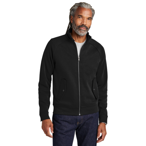 Brooks Brothers® Poly/Cotton Double-Knit Men's Full Zip