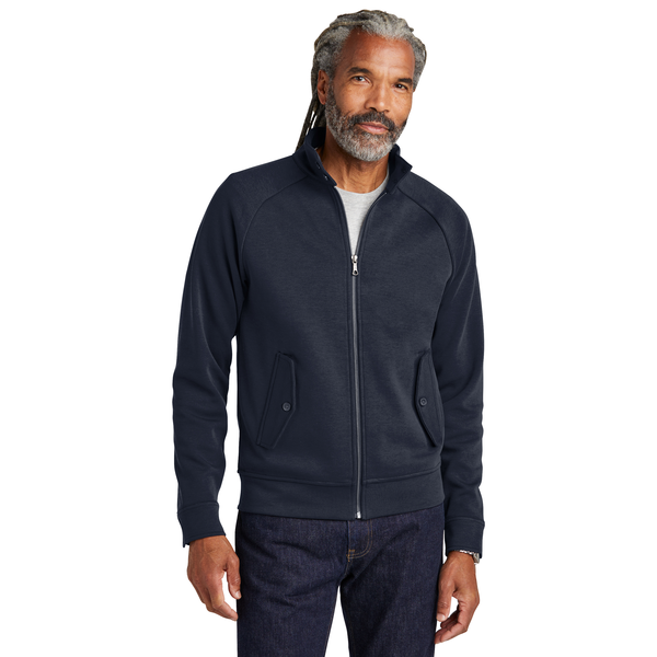 Brooks Brothers® Poly/Cotton Double-Knit Men's Full Zip