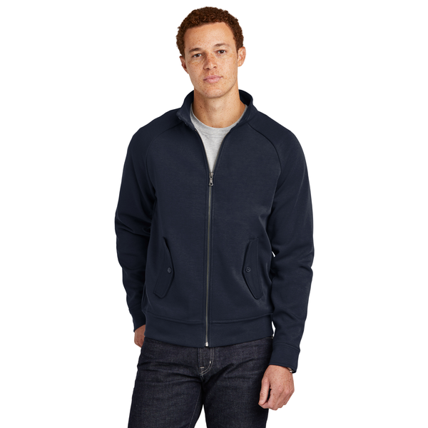 Brooks Brothers® Poly/Cotton Double-Knit Men's Full Zip