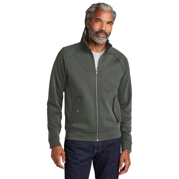 Brooks Brothers® Poly/Cotton Double-Knit Men's Full Zip