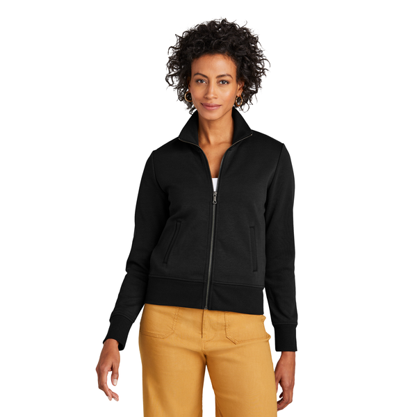 Brooks Brothers® Poly/Cotton Double-Knit Ladies' Full Zip