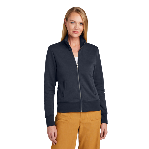 Brooks Brothers® Poly/Cotton Double-Knit Ladies' Full Zip