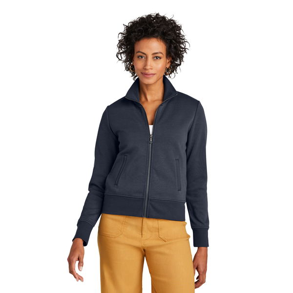 Brooks Brothers® Poly/Cotton Double-Knit Ladies' Full Zip