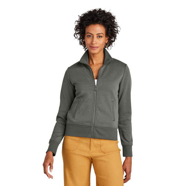 Brooks Brothers® Poly/Cotton Double-Knit Ladies' Full Zip