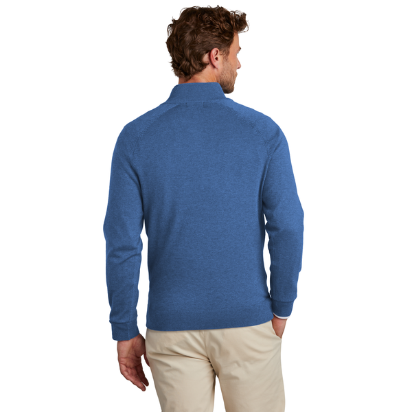 Brooks Brothers® Cotton & Nylon Stretch 1/4 Zip Men's Sweater