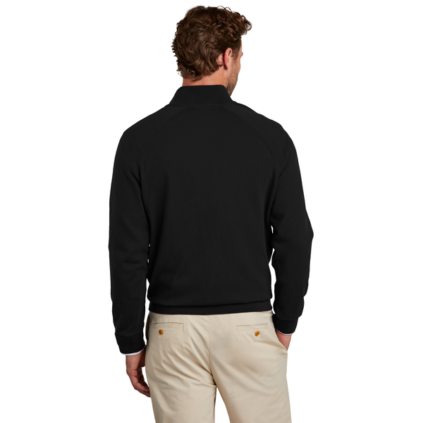 Brooks Brothers® Cotton & Nylon Stretch 1/4 Zip Men's Sweater