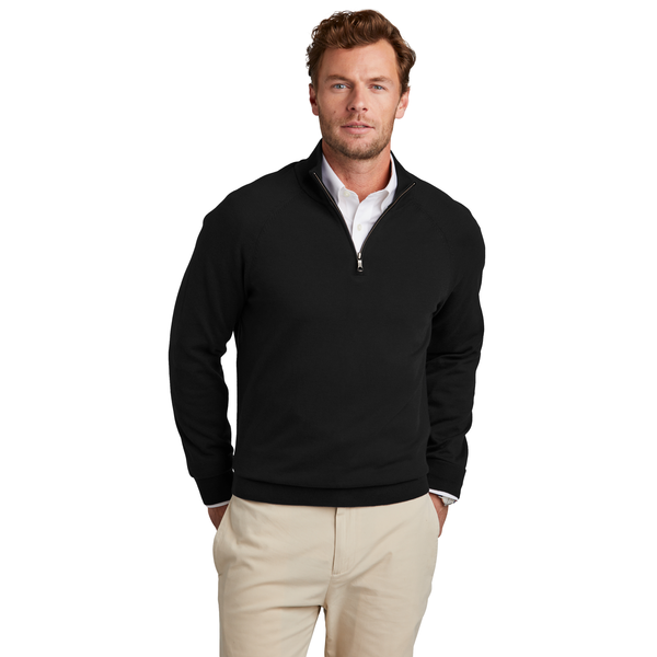 Brooks Brothers® Cotton & Nylon Stretch 1/4 Zip Men's Sweater