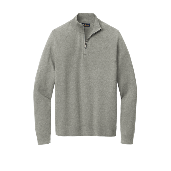 Brooks Brothers® Cotton & Nylon Stretch 1/4 Zip Men's Sweater