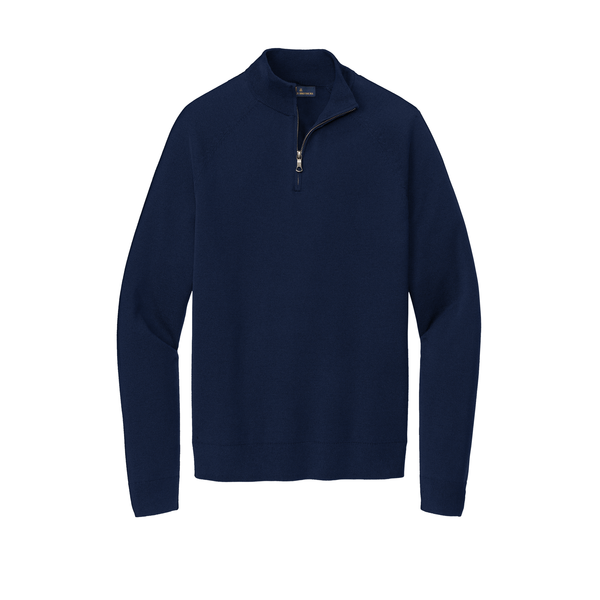 Brooks Brothers® Cotton & Nylon Stretch 1/4 Zip Men's Sweater
