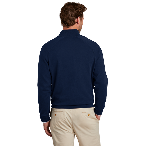 Brooks Brothers® Cotton & Nylon Stretch 1/4 Zip Men's Sweater