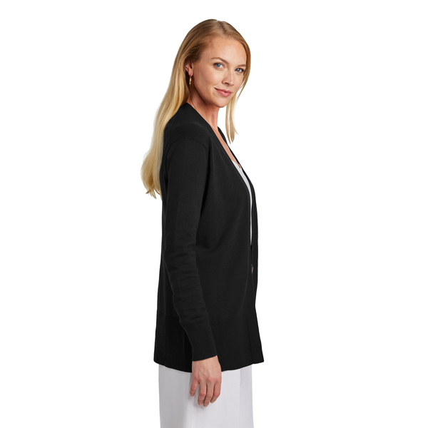 Brooks Brothers® Cotton & Nylon Stretch Long Cardigan Ladies' Sweater