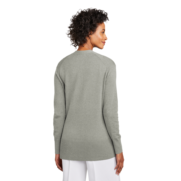 Brooks Brothers® Cotton & Nylon Stretch Long Cardigan Ladies' Sweater