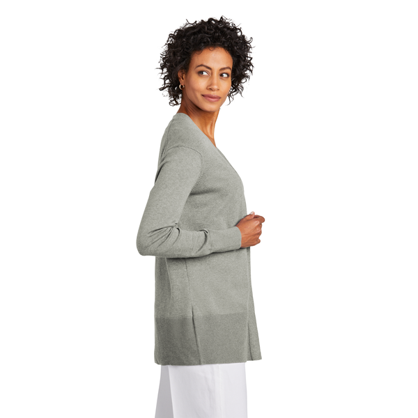 Brooks Brothers® Cotton & Nylon Stretch Long Cardigan Ladies' Sweater
