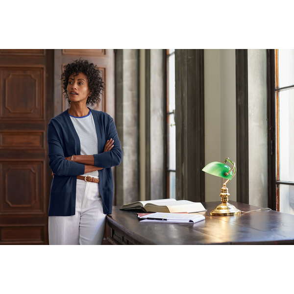 Brooks Brothers® Cotton & Nylon Stretch Long Cardigan Ladies' Sweater