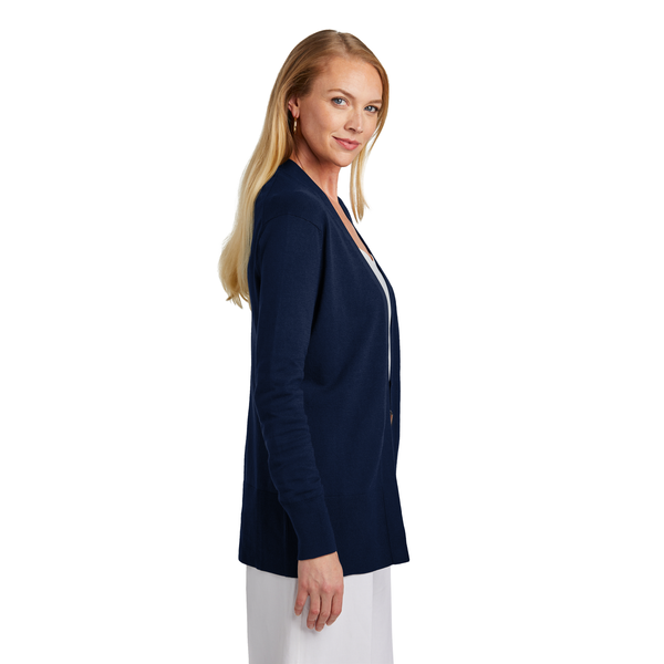 Brooks Brothers® Cotton & Nylon Stretch Long Cardigan Ladies' Sweater