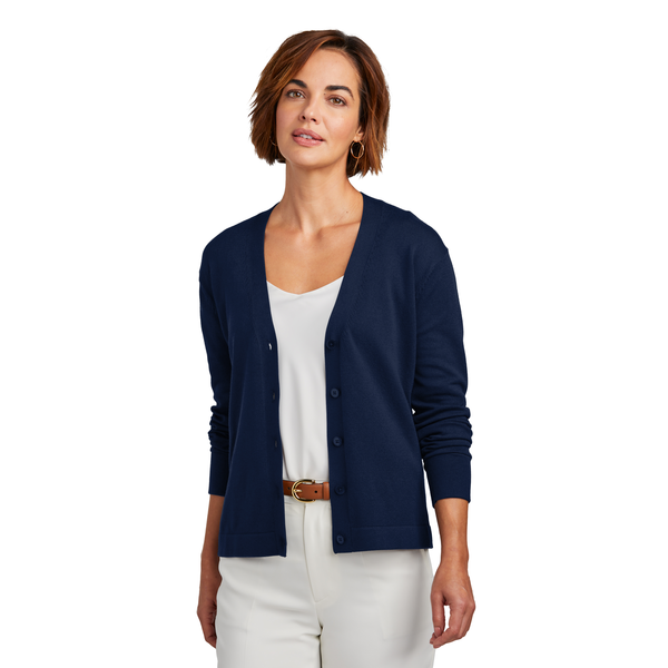 Brooks Brothers® Cotton & Nylon Stretch Cardigan Ladies' Sweater