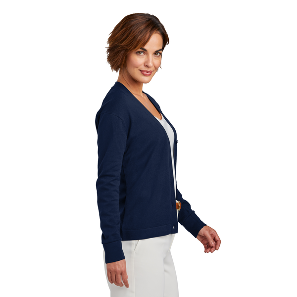 Brooks Brothers® Cotton & Nylon Stretch Cardigan Ladies' Sweater