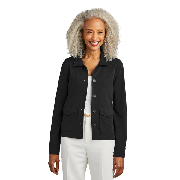 Brooks Brothers® Mid-Layer Stretch Tri-Blend Ladies' Button Jacket