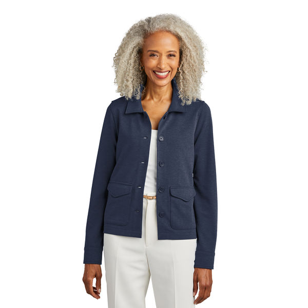 Brooks Brothers® Mid-Layer Stretch Tri-Blend Ladies' Button Jacket