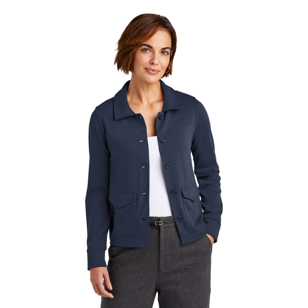 Brooks Brothers® Mid-Layer Stretch Tri-Blend Ladies' Button Jacket