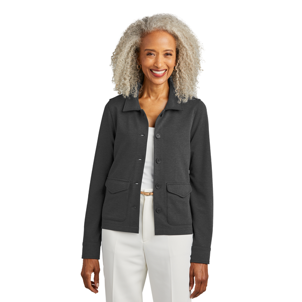 Brooks Brothers® Mid-Layer Stretch Tri-Blend Ladies' Button Jacket