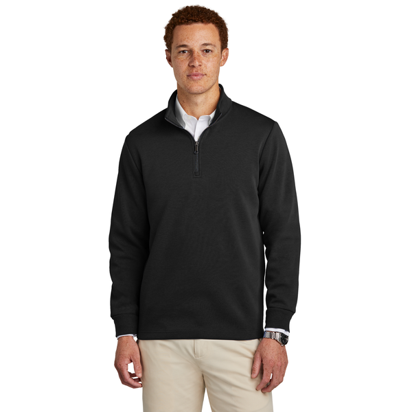 Brooks Brothers® Poly/Cotton Double-Knit Men's 1/4 Zip