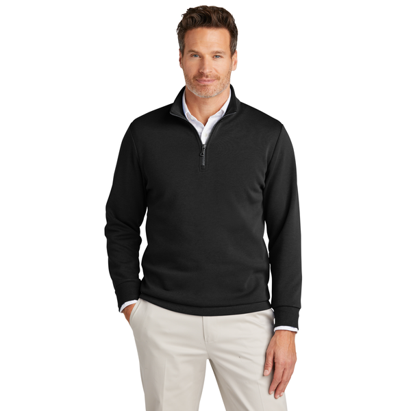 Brooks Brothers® Poly/Cotton Double-Knit Men's 1/4 Zip