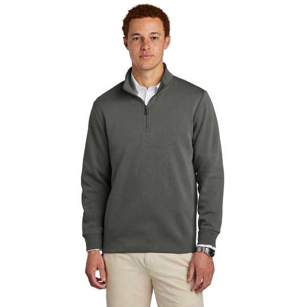 Brooks Brothers® Poly/Cotton Double-Knit Men's 1/4 Zip